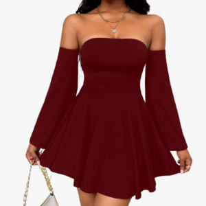 tube long sleeves dress for women
